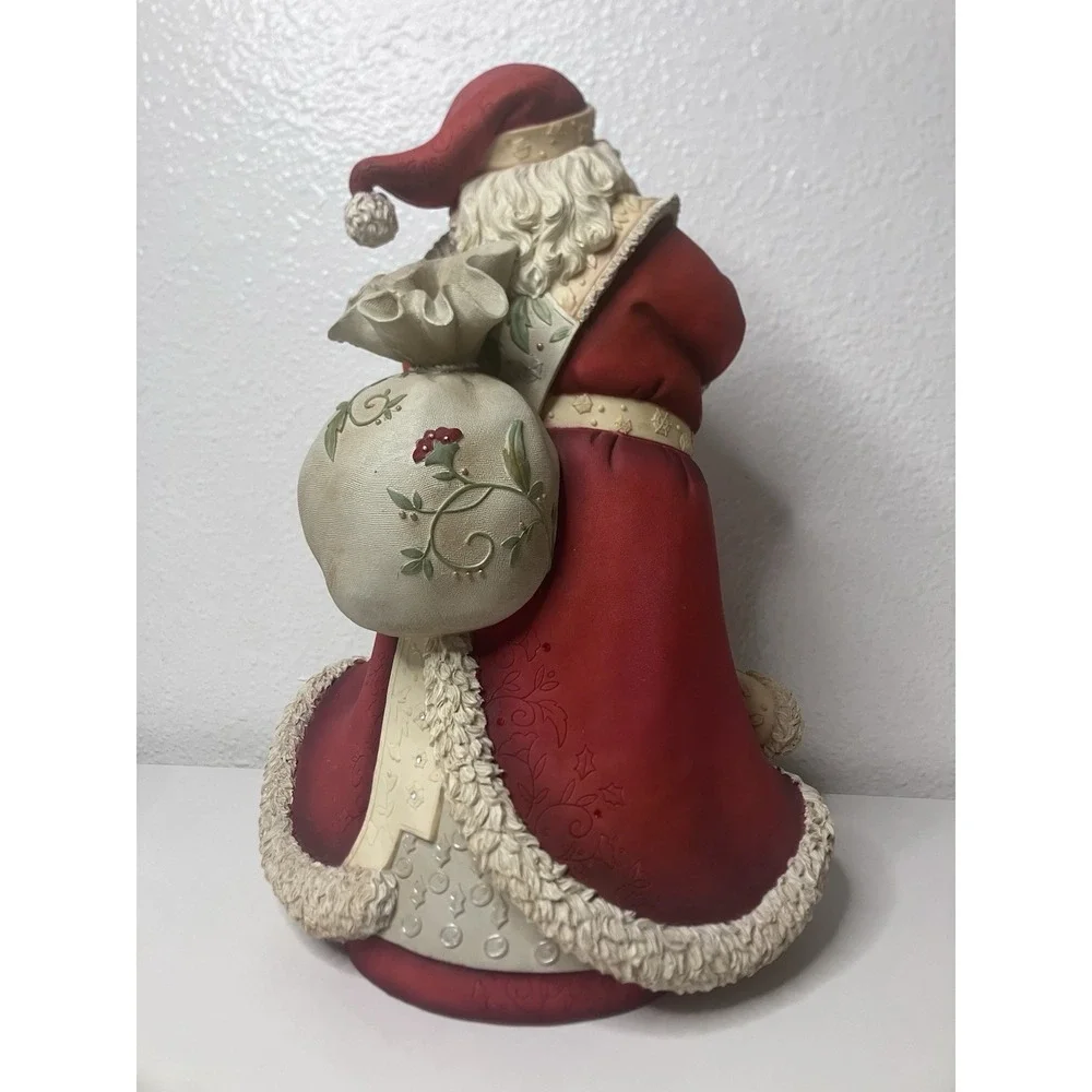 Retired Enesco The Heart Of Christmas Santa‎ Claus Figurine Marked 4027168